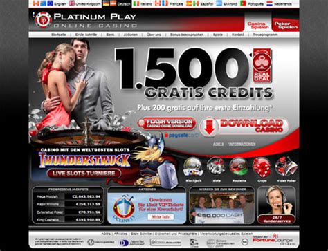platinum play online casino